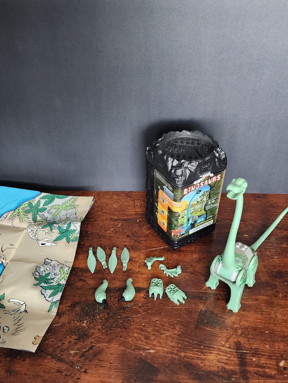 Lego Dinosaurs Brachiosaurus Set #6719 100% Complete 25 pcs Manual and Canister